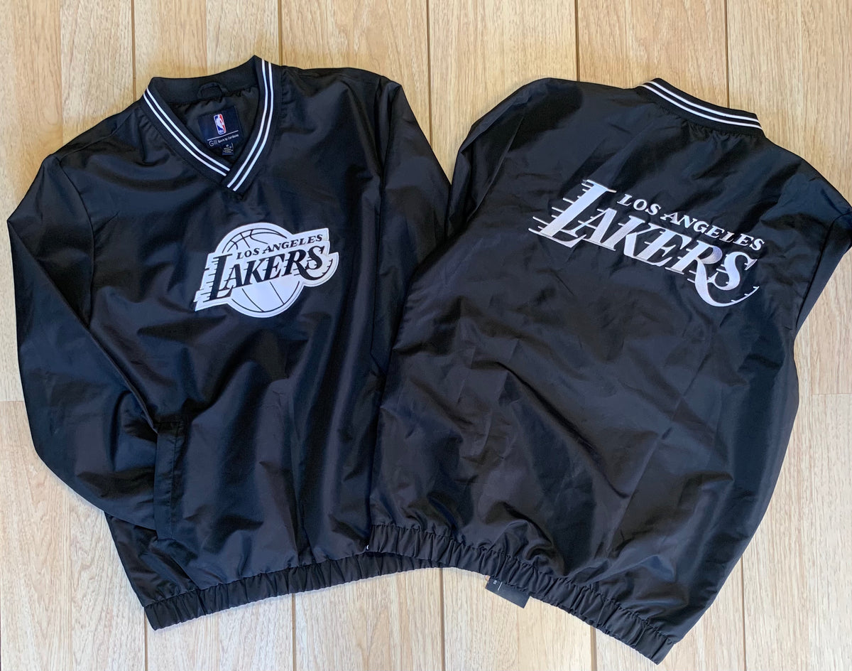 Los Angeles Lakers Black/White Men's Windbreaker Jacket – Time Out Sports