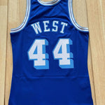 SALE Los Angeles Lakers Jerry West Mitchell & Ness Blue Swingman Jersey