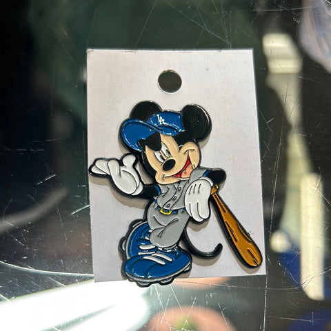 Minney Mouse Batter Disney Los Angeles Dodgers Pin