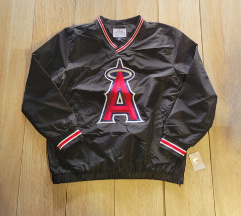 Los Angeles Angels Of Anaheim Black XL Logo Men’s Windbreaker Jacket
