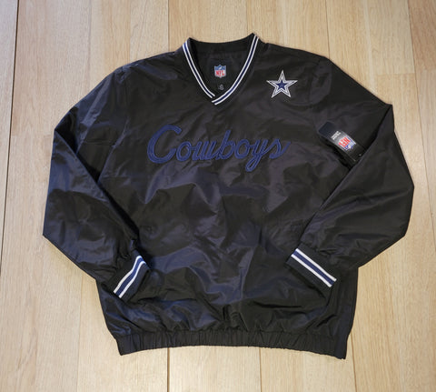 Dallas Cowboys Team Logo Black Windbreaker Jacket