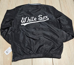 Chicago White Sox Black Team Logo Windbreaker Jacket