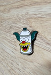 Krusty Spray Can Simpsons pin