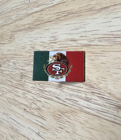 San Fransisco 49ers Mexico Team Logo Pin