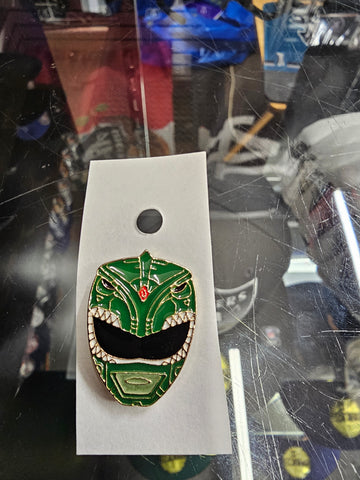 Green Power Rangers Pin