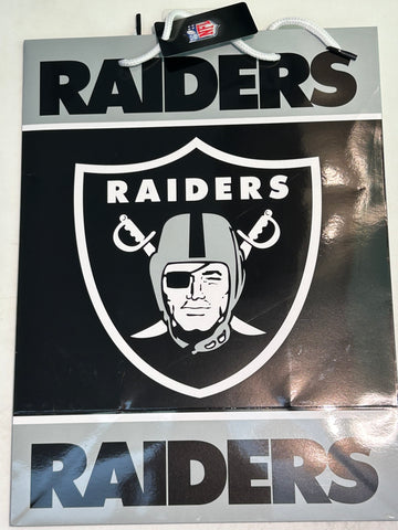 Las Vegas Raiders Double Sided Gift Bag