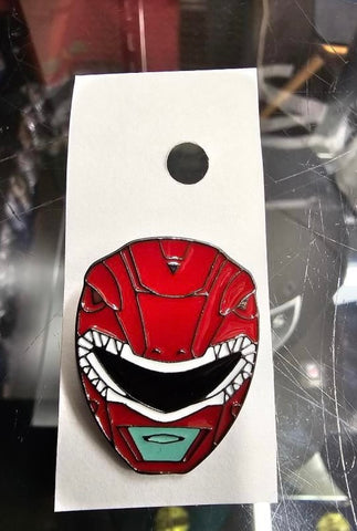 Red Power Rangers Pin