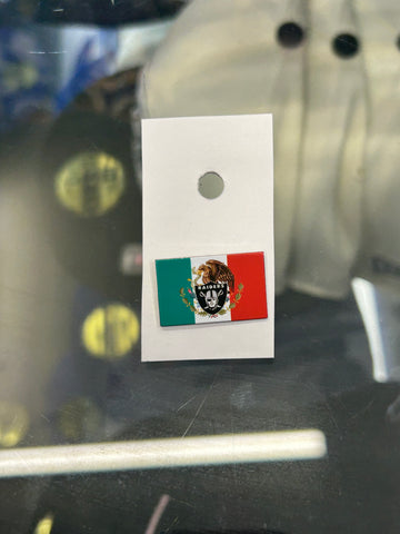 Las Vegas Raiders Mexico Flag Pin