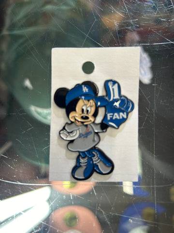 Minney Mouse #1 Fan Disney Los Angeles Dodgers Pin