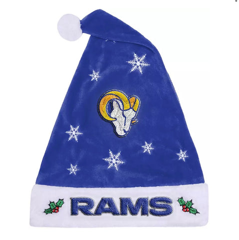 Los Angeles Rams Santa Hat Foco
