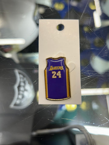 Kobe Bryant Los Angeles Lakers #24 Purple Pin