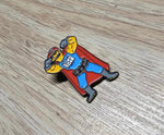 The Simpsons Duff superhero Pin