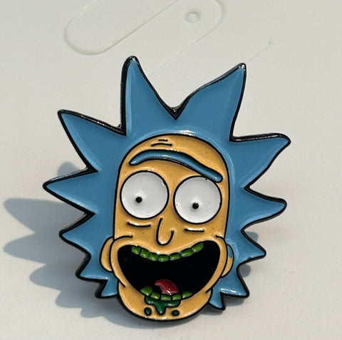 Rick & Morty Head Pin