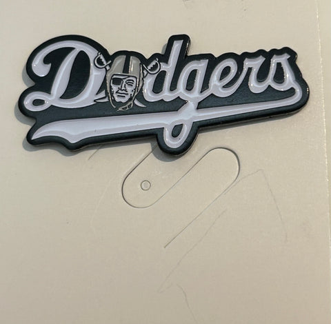 Los Angeles Dodgers Raiders Collectors Pin