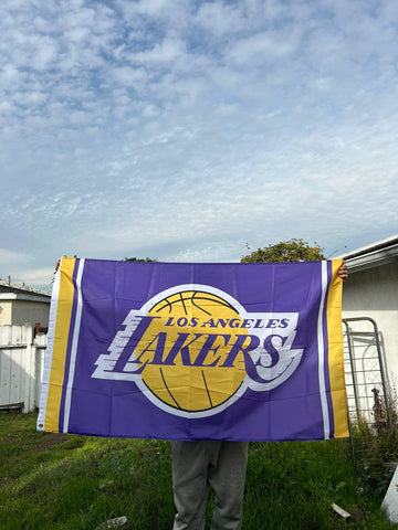 Los Angeles Lakers logo 3x5 Flag