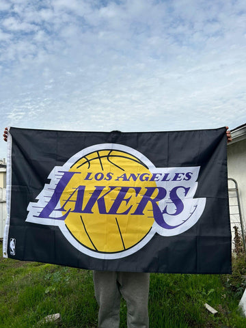 Los Angeles Lakers logo 3x5 Flag
