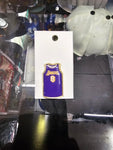 Kobe Bryant Los Angeles Lakers  Rookie Purple  #8 Pin