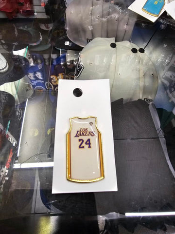 Kobe Bryant Los Lakers White #24 Pin