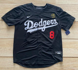 Los Angeles Dodgers Kobe Bryant Men's Baseball Style Black Jersey