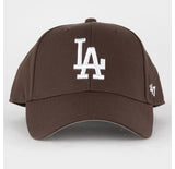 Los Angeles Dodgers 47 Brand MVP Brown Velcro Strap Hat