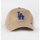 Los Angeles Dodgers 47 Brand Khaki/Blue Clean Up Adjustable Hat