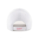 Los Angeles Dodgers 47 Brand White/Pink MVP Velcro Strap Hat