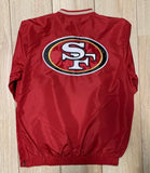 San Francisco 49ers Red Windbreaker Jacket