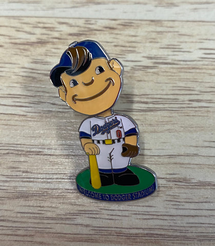 Los Angeles Dodgers Bobble head Collector MLB Pin