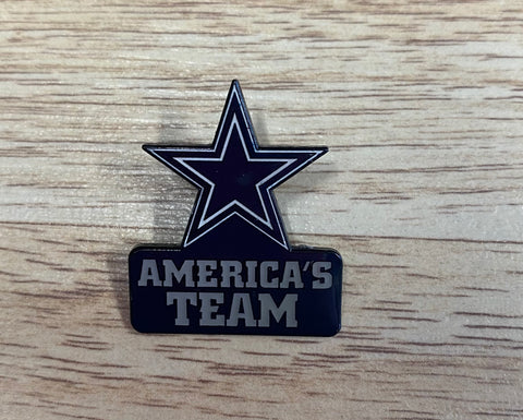 Dallas Cowboys America's Team Logo Pin