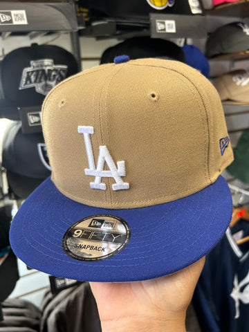 Los Angeles Dodgers New Era On Field Tan/Royal Snapback