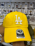 Los Angeles Dodgers 47 Brand Yellow Clean Up Hat