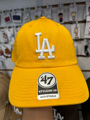 Los Angeles Dodgers 47 Brand Gold Clean Up Hat