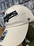 Los Angeles Dodgers '47 script Natural Clean Up Adjustable Hat