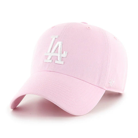 Los Angeles Dodgers 47 Brand Petal Pink Clean Up Hat