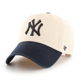 New York Yankees '47 Natural Navy Clean Up Adjustable Hat