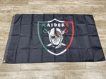 Las Vegas Raiders 3x5 Mexico 🇲🇽 Flag