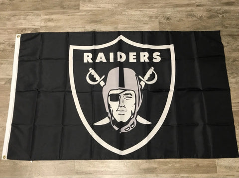 Las Vegas Raiders Logo 3x5 Flag