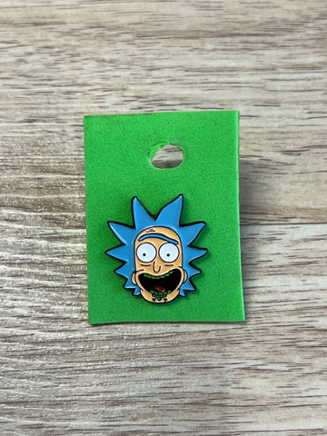 Rick & Morty Head Pin