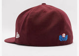 Tomateros De Culiacan Burgandy  New Era Fitted Hat
