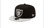 Las Vegas Raiders Grey/Black New Era Snapback Hat