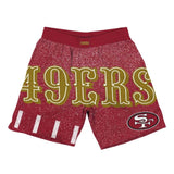 San Francisco 49ers Jumbotron Sublimated Shorts