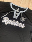 Las Vegas Raiders State Lace-Up Women's Top