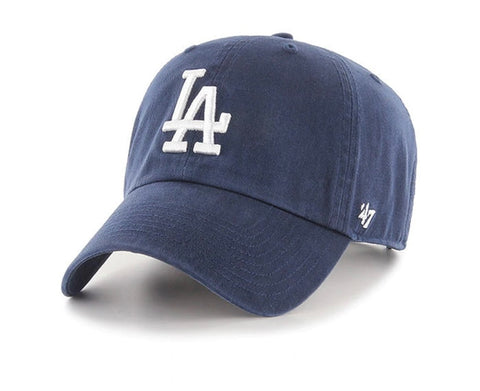 Los Angeles Dodgers 47 Brand Navy Clean Up Adjustable Hat