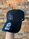Los Angeles Dodgers 47 Brand Clean Up Black Hat