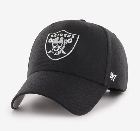 Las Vegas Raiders Black 47 MVP Adjustable Hat