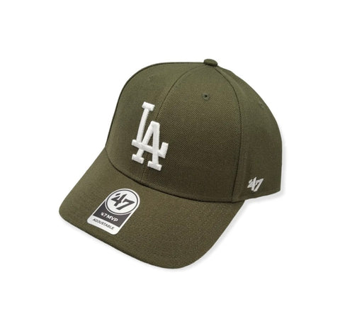 Los Angeles Dodgers 47 Brand MVP Sandalwood Velcro Strap Hat