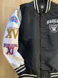 Las Vegas Raiders GIII 3x Super Bowl Champions Varsity Jacket