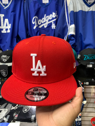 Los Angeles Dodgers Red New Era On Field Snapback