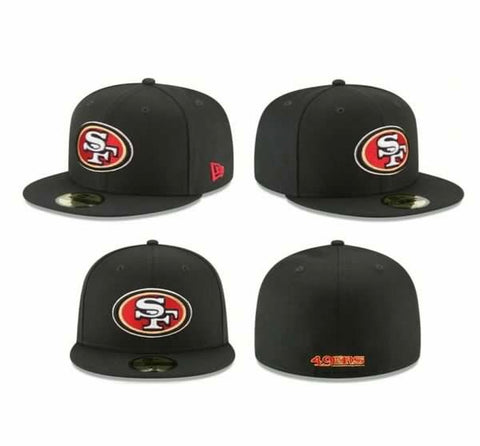 San Francisco 49ers Black Fitted Hat