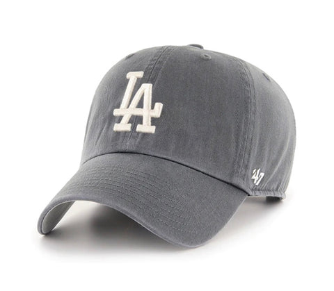 Los Angeles Dodgers 47 Brand Clean Up Dark Gray Hat